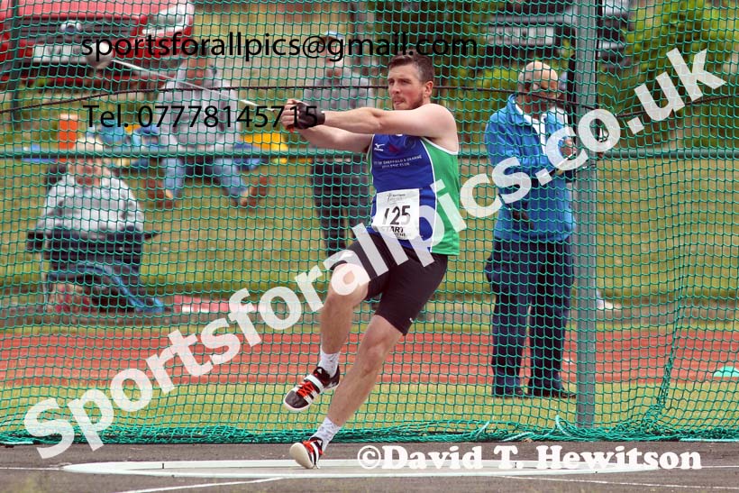 Mens hammer, 2021 Northern Senior and Under-20s Champs., Leigh. Photo: David T. Hewitson/Sports for All Pics